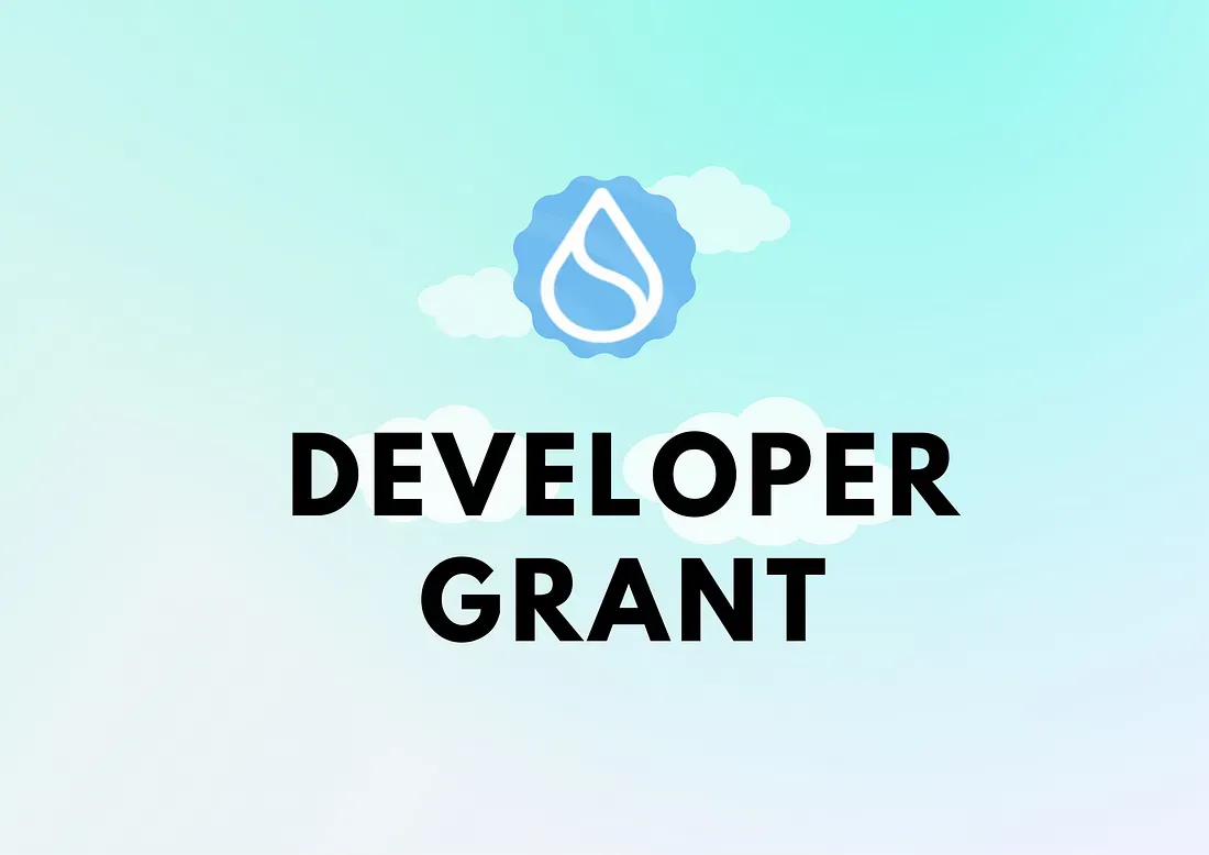 Introducing Sui Developer Grant, an excellent opportunity for dApps developers