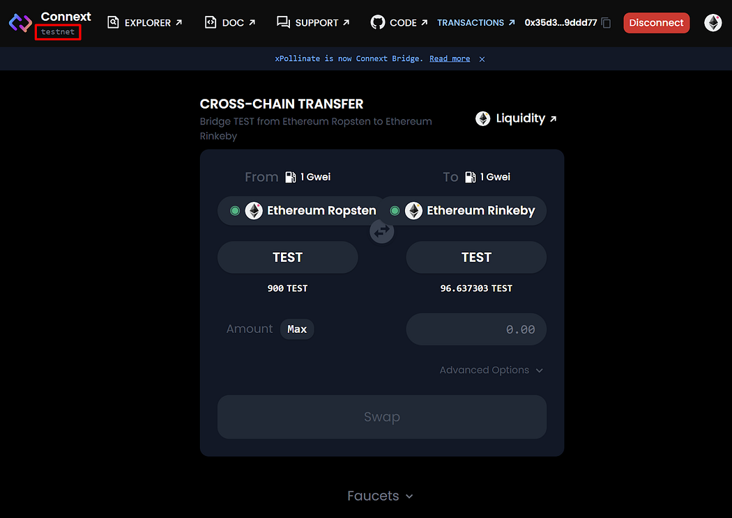 Nomad series: Tracing how a Connext cross-chain swap transaction works from the source to destination chain